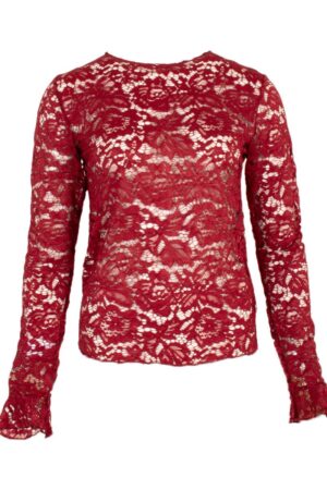 Kantentop - Donker rood