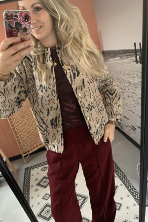 Bomber Jacket - Beige/Taupe