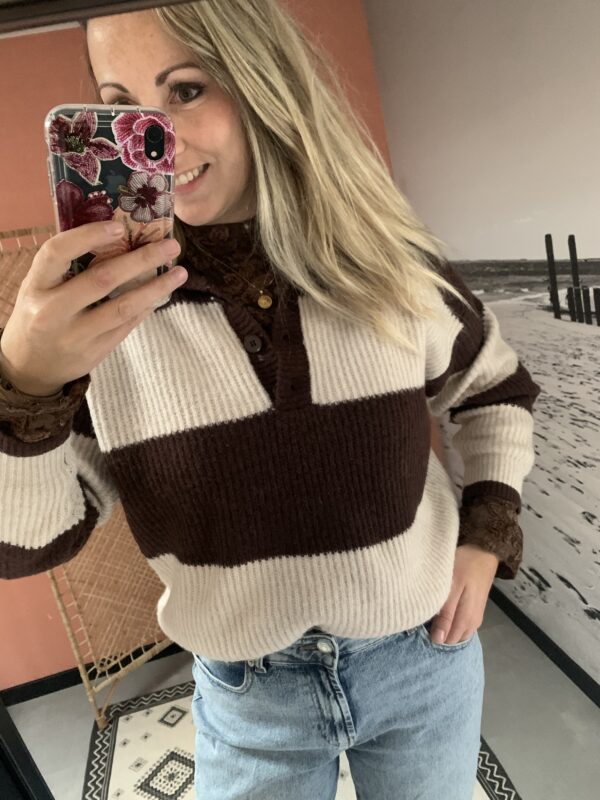 Trui Tessa - Brown/Beige