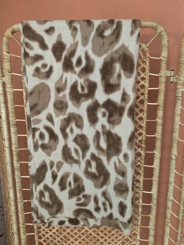 Sjaal Luipaard - Camel/Brown/Beige