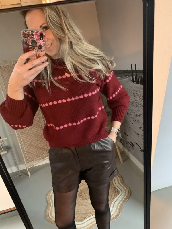 PU leder Short - Brown