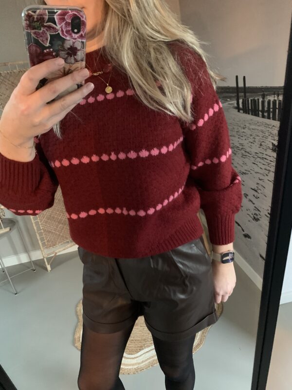 PU leder Short - Brown