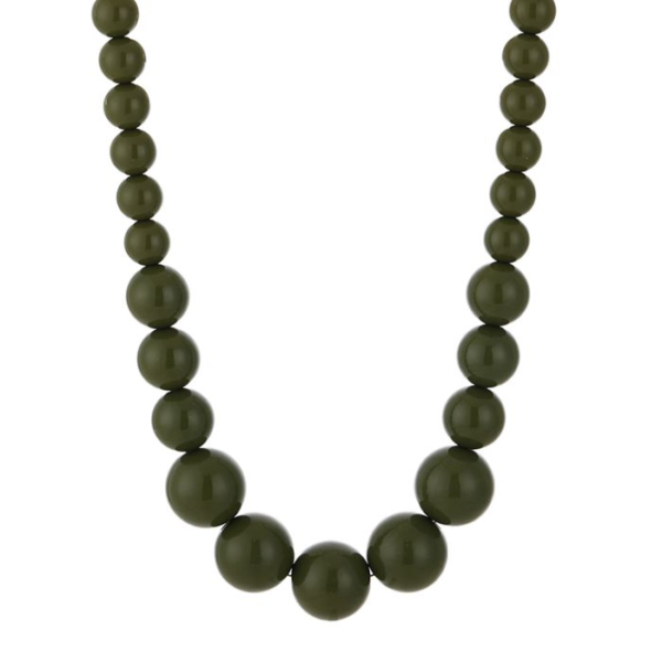 Ketting ronde kralen - Groen