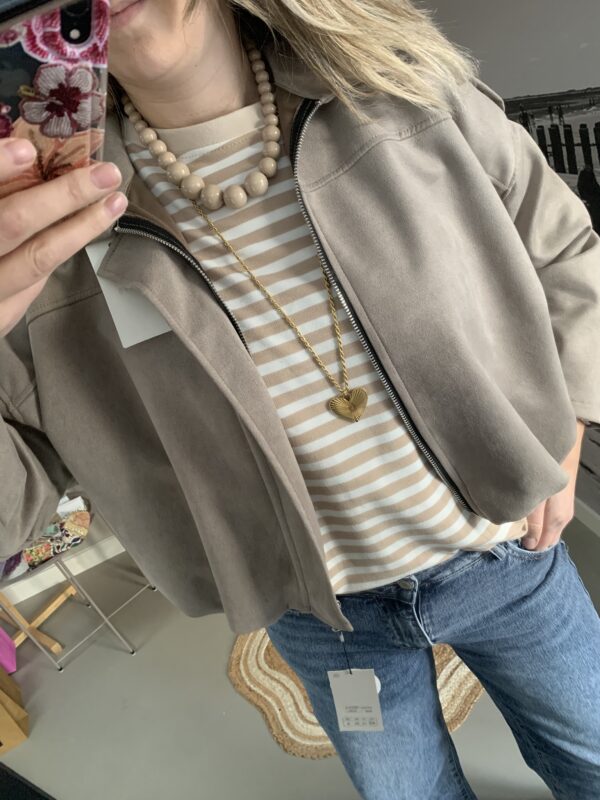 Jacket 'Jess' - Taupe