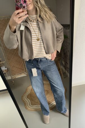 Jacket 'Jess' - Taupe