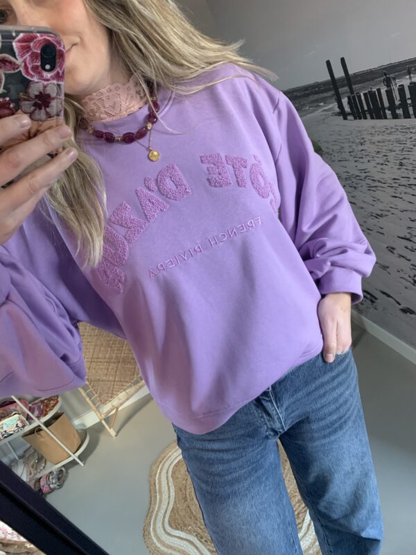 Sweater 'Cote D'Azure' - Lila/Paars