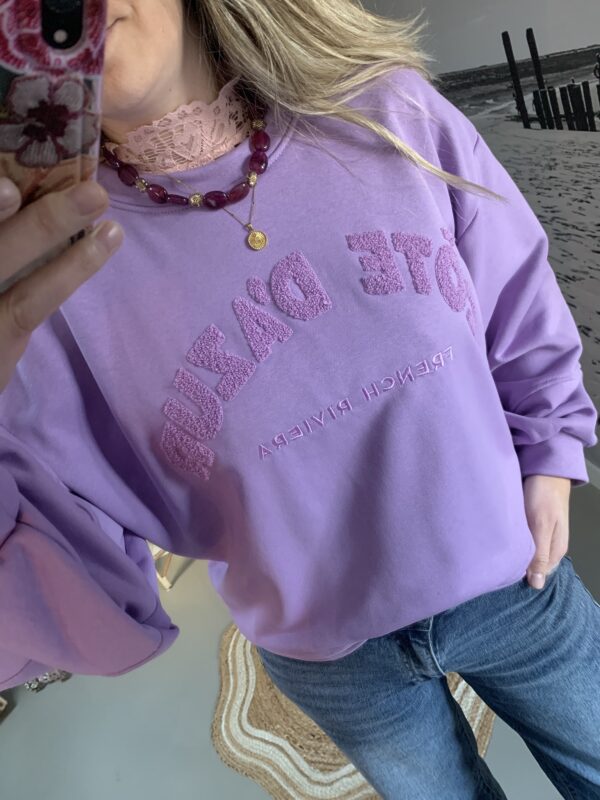 Sweater 'Cote D'Azure' - Lila/Paars