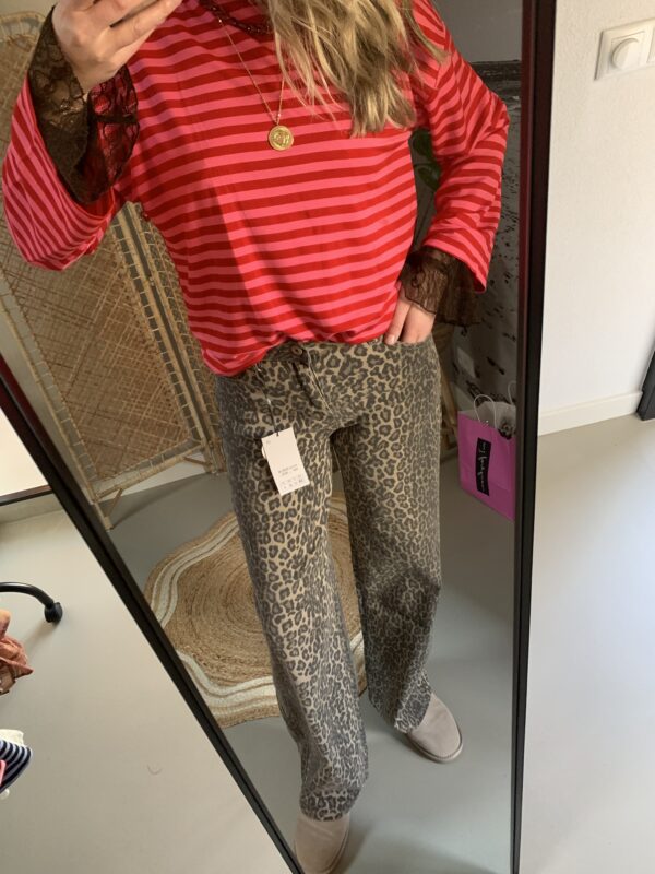 Leopard Jeans - Extra long