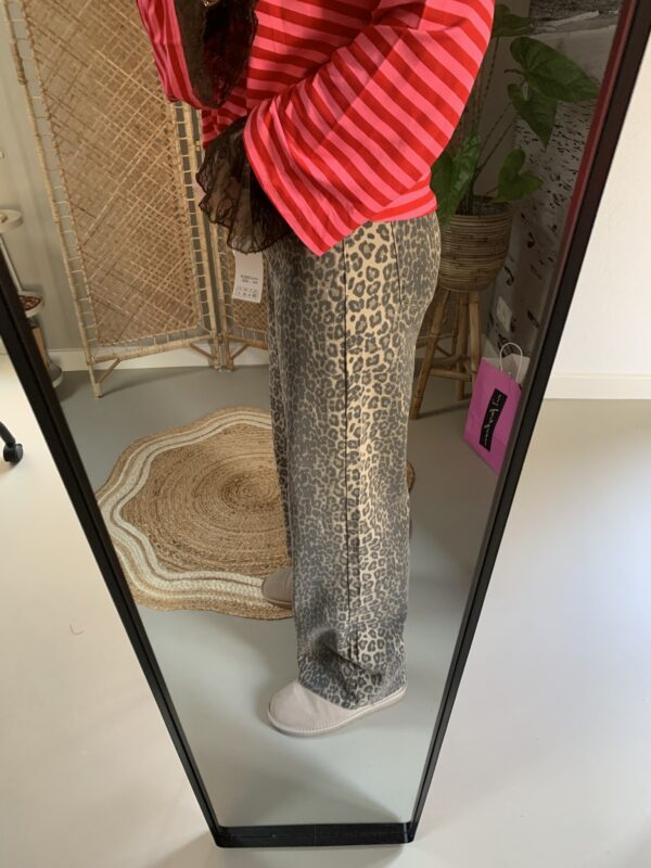 Leopard Jeans - Extra long