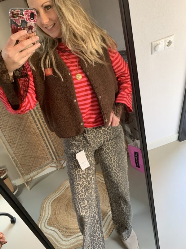 Leopard Jeans - Extra long