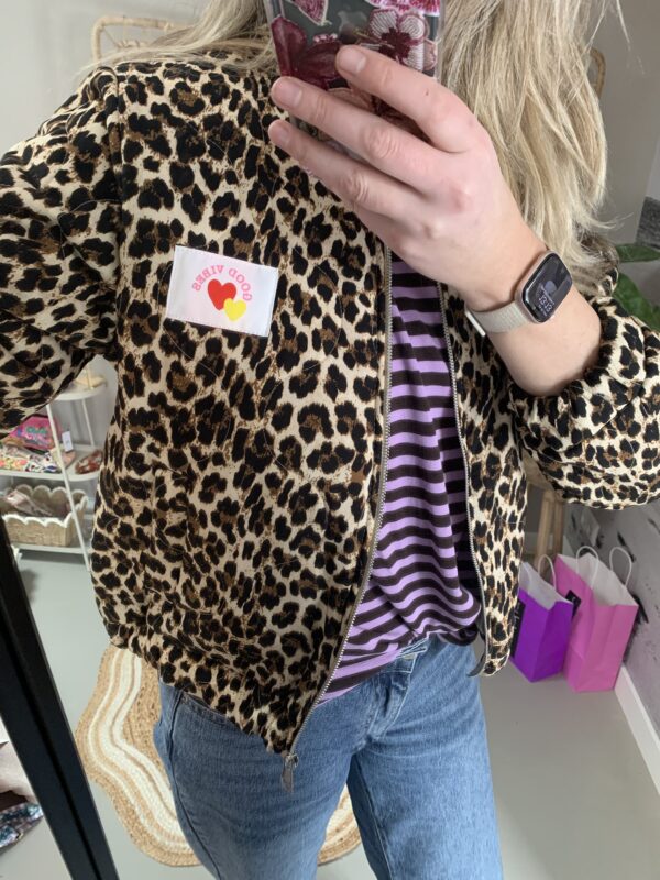 Panter bomber jacket 'Good Vibes'