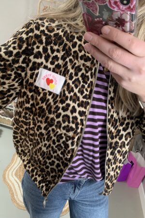 Panter bomber jacket 'Good Vibes'