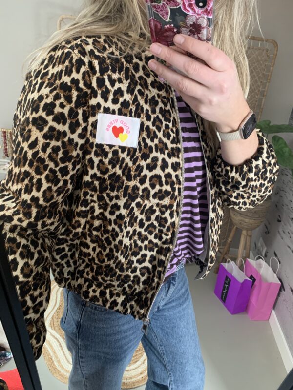 Panter bomber jacket 'Good Vibes'