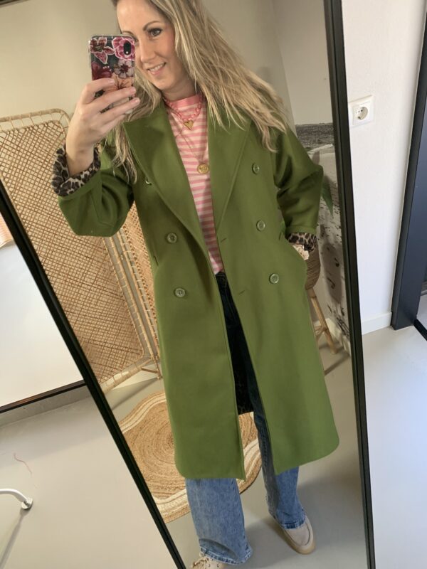 Mantel jas - Groen