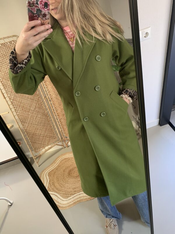 Mantel jas - Groen