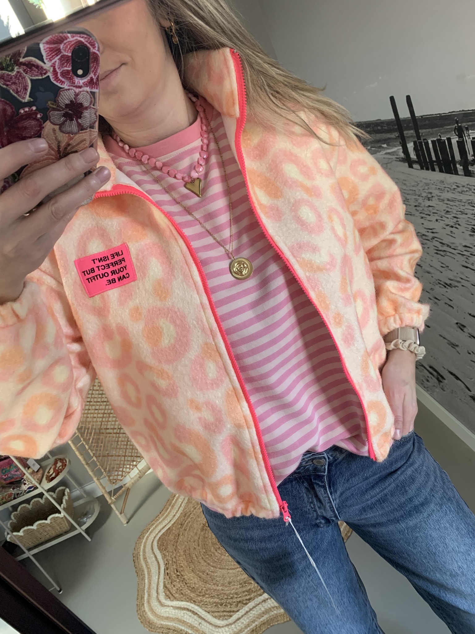 Jasje 'Panter' - Peach - Afbeelding 2