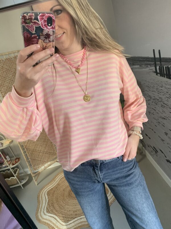 Sweater/Longsleeve - Roze/Licht roze