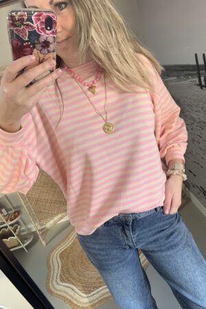 Sweater/Longsleeve - Roze/Licht roze