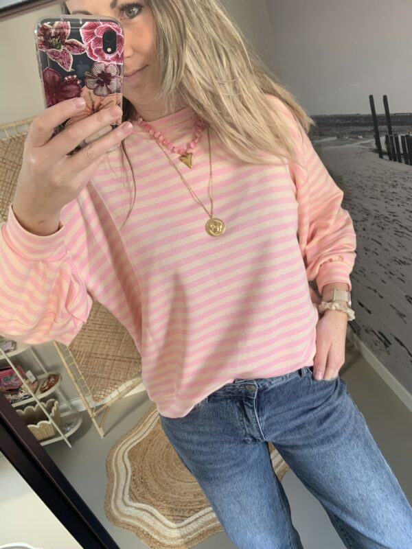 Sweater/Longsleeve - Roze/Licht roze