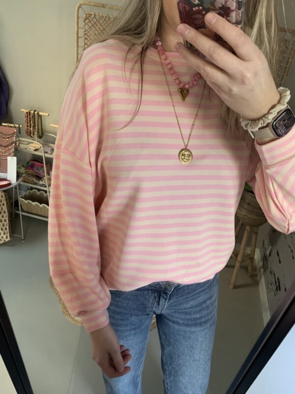 Sweater/Longsleeve - Roze/Licht roze