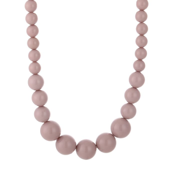 Ketting ronde kralen - Lila