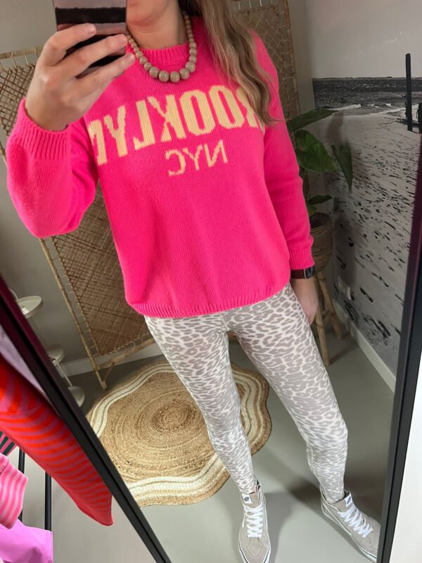 Sportlegging Travelstof Panter light - Beige van Azzurro