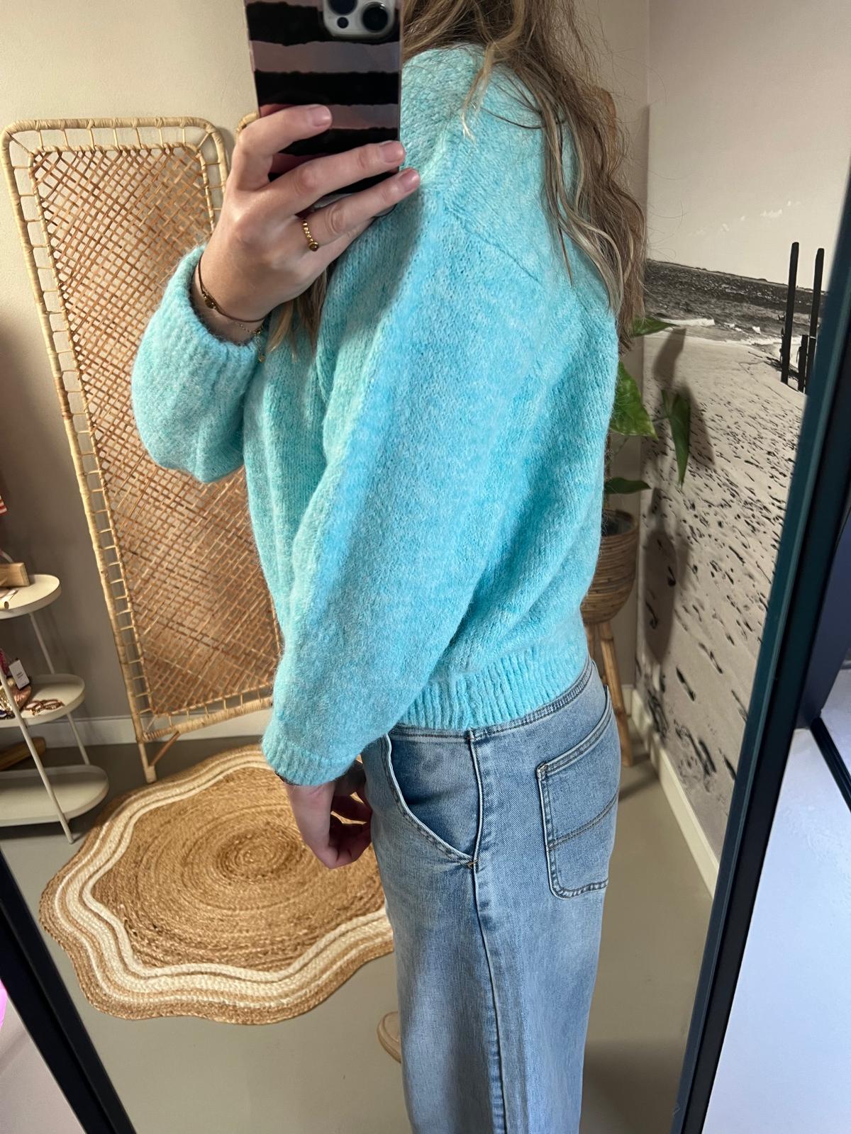 Cardigan/Vest Azzurro - Lichtblauw/IJsblauw - Afbeelding 6