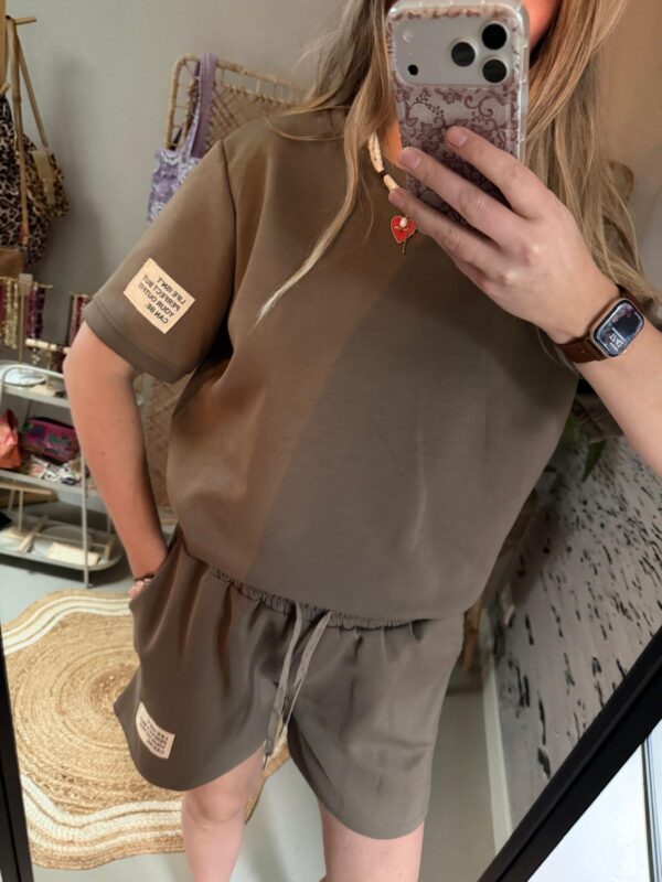 Comfy set oversized 'Perfect' - Taupe