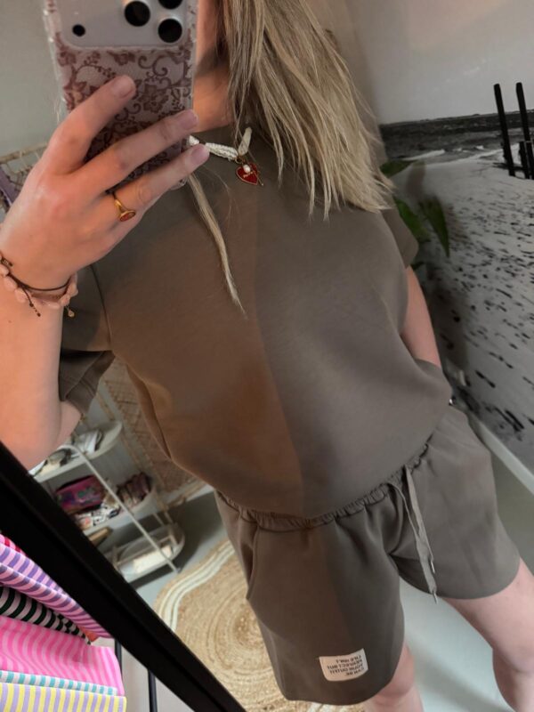 Comfy set oversized 'Perfect' - Taupe