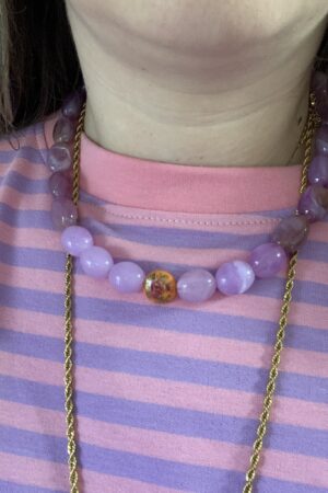 Ketting - Lila/Paars/Oranje