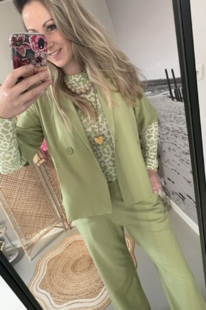 Short blazer Azzurro - Groen