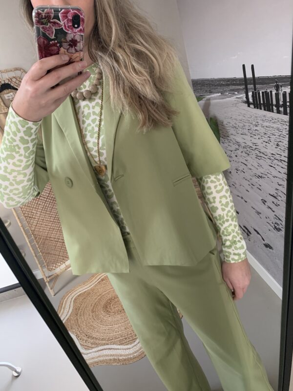 Short blazer Azzurro - Groen