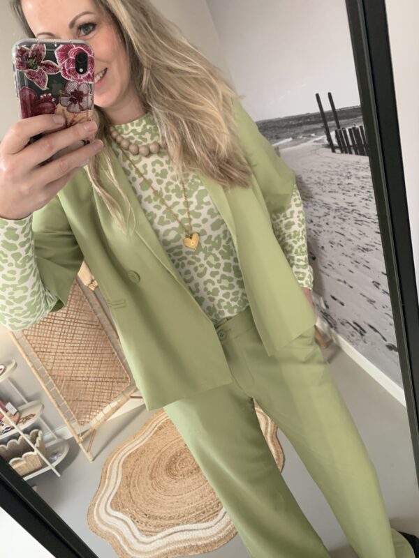 Short blazer Azzurro - Groen