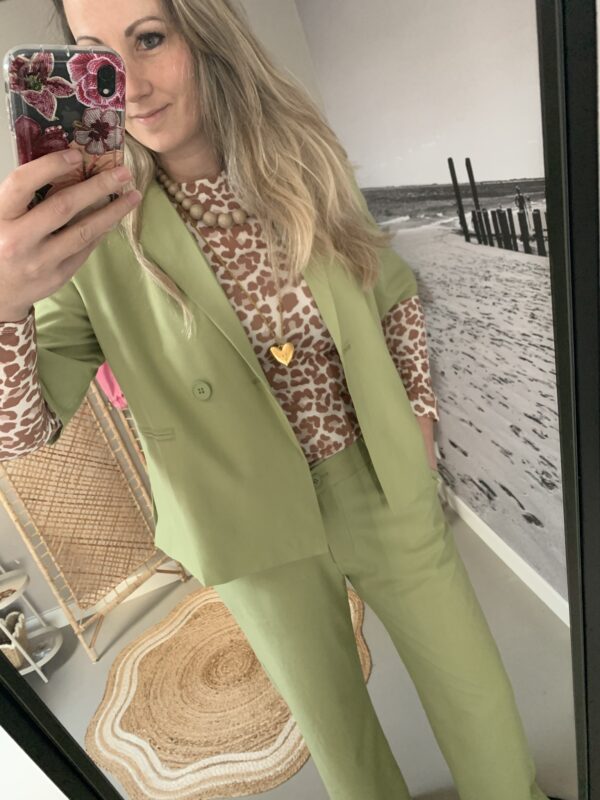 Short blazer Azzurro - Groen