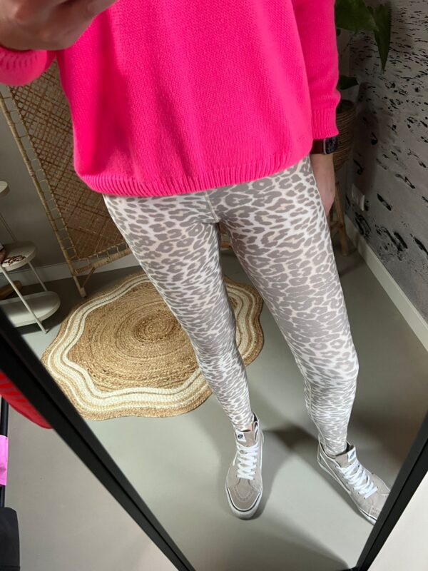 Sportlegging Travelstof Panter light - Beige van Azzurro