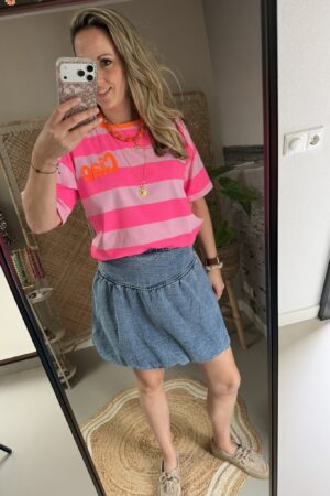 Jeans ballon rokje Azzurro - Blauw