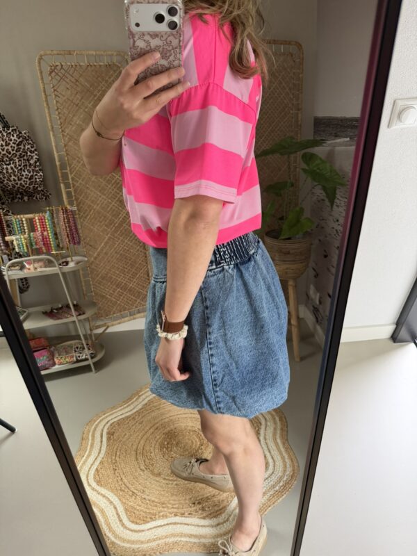 Jeans ballon rokje Azzurro - Blauw