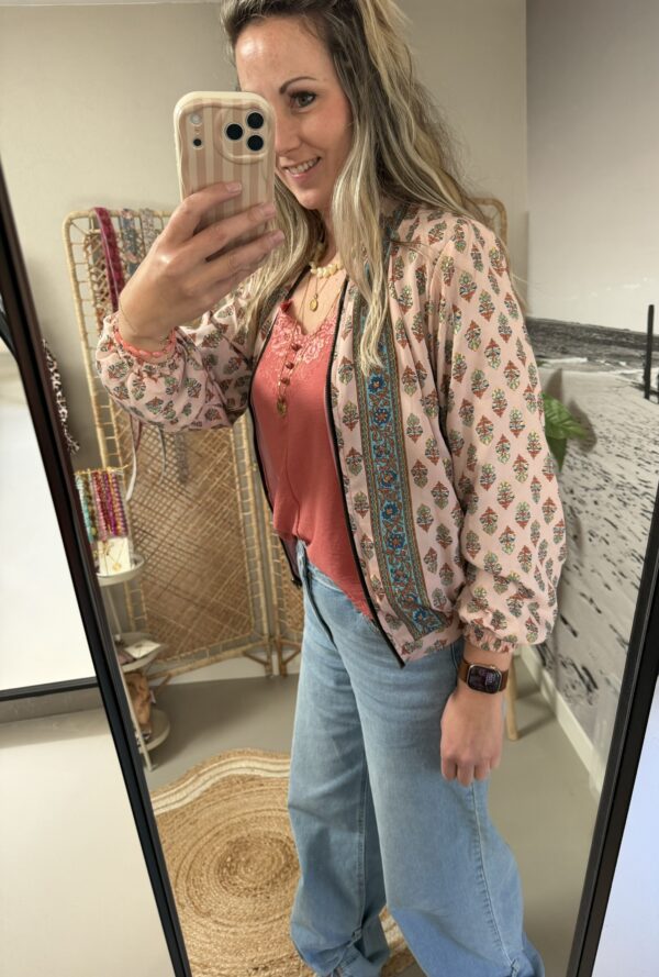 Boho jasje - Roze-Terra-Blauw