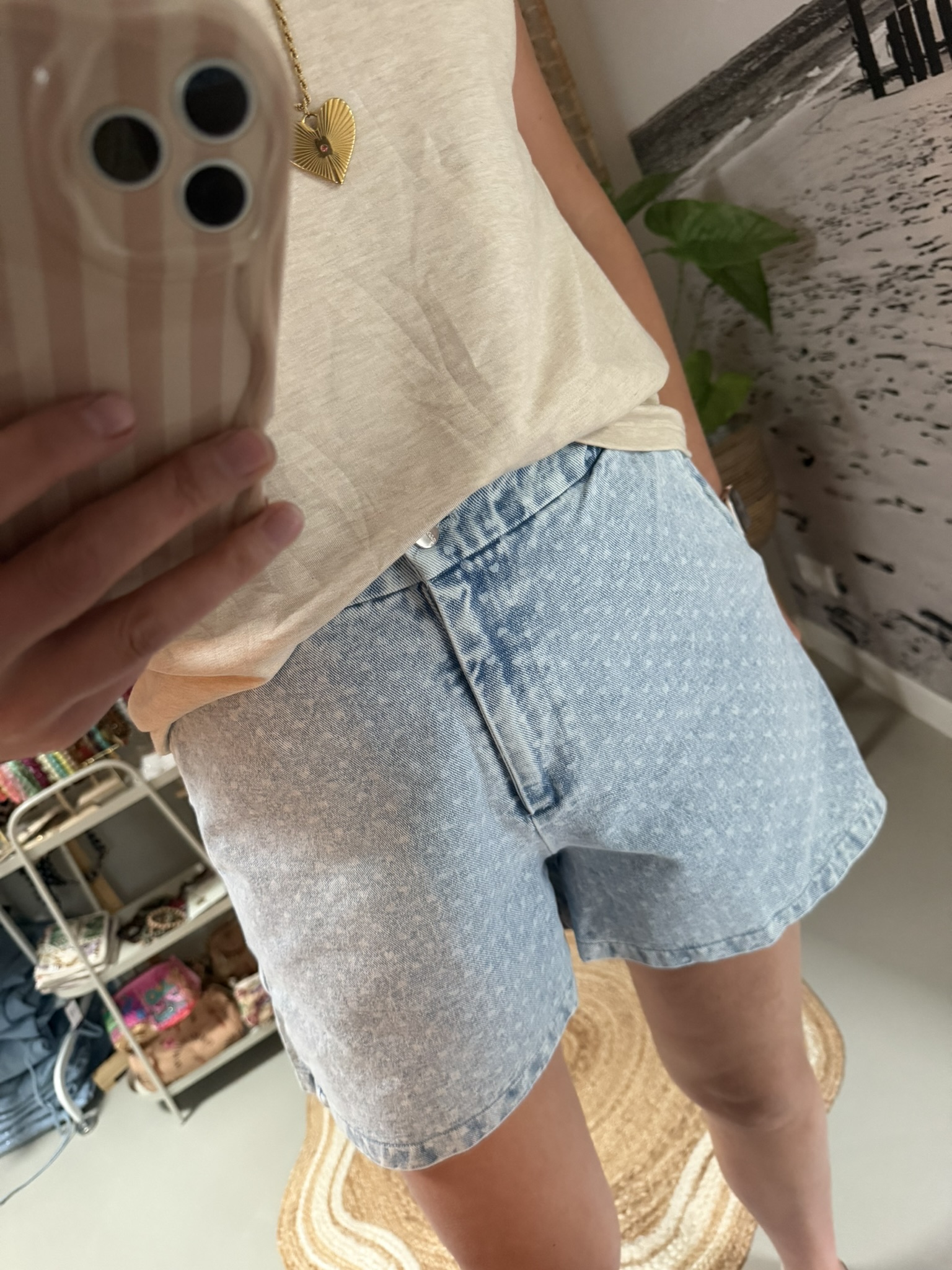 Short heart - Azzurro - Licht blauw