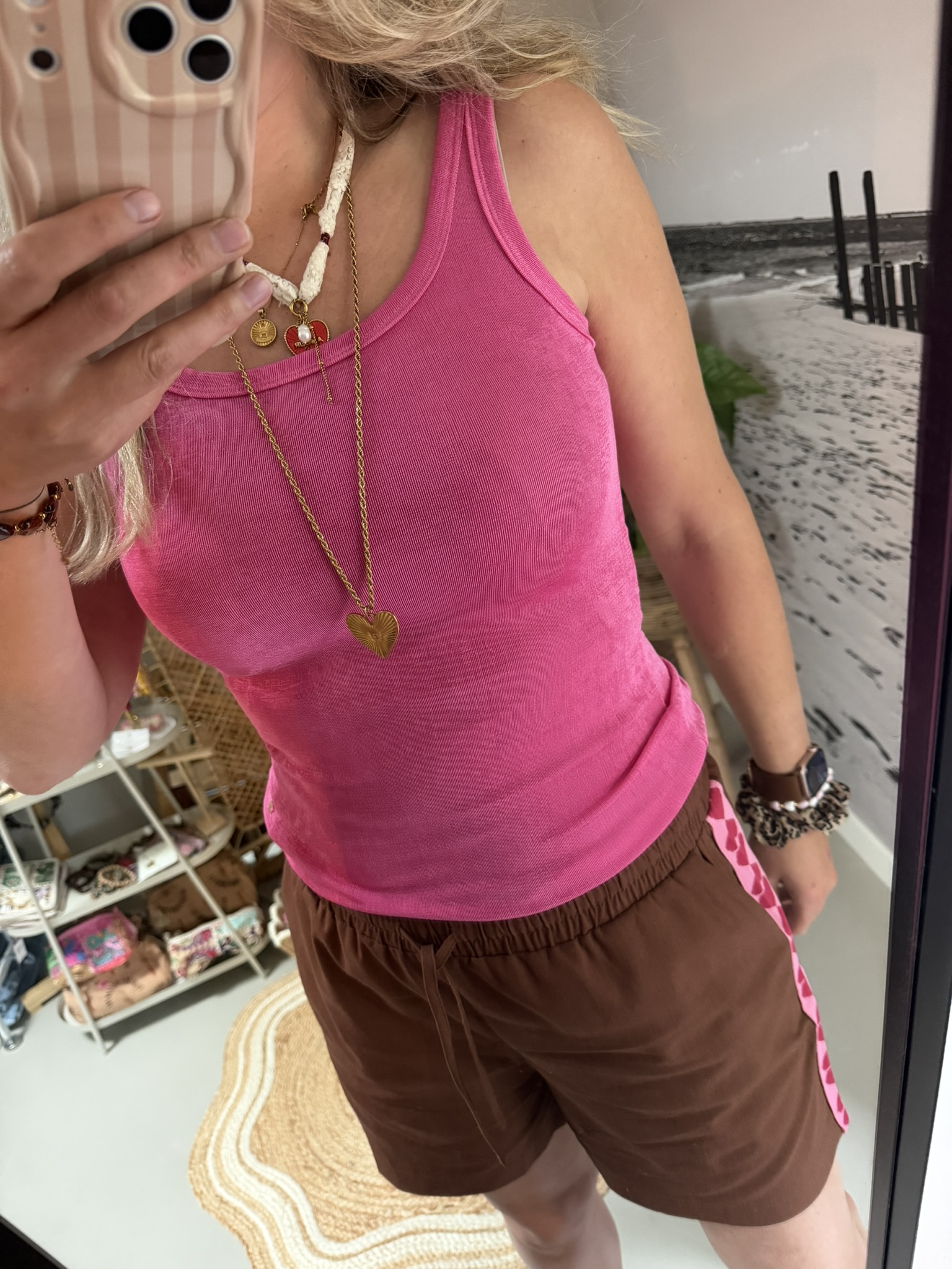 Top - Azzurro - Roze - Afbeelding 3