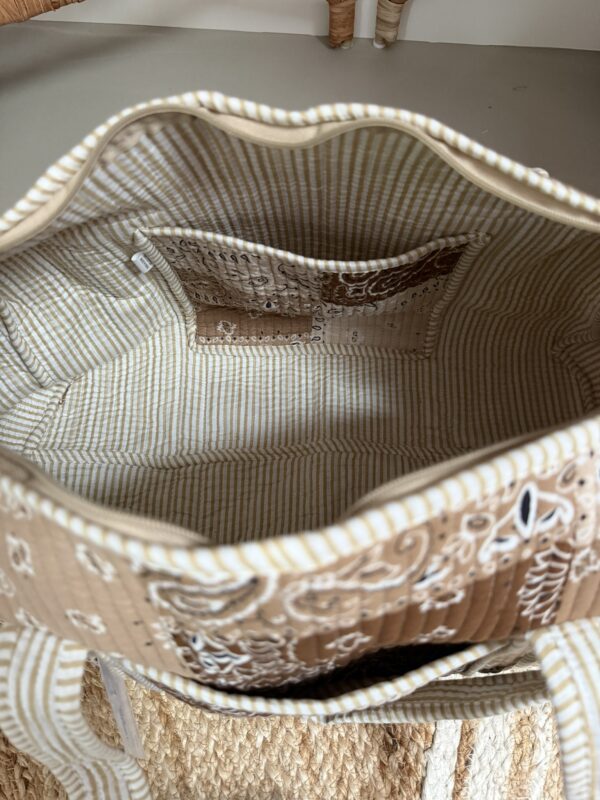 Weekend / Sporttas - Bruin/Beige print