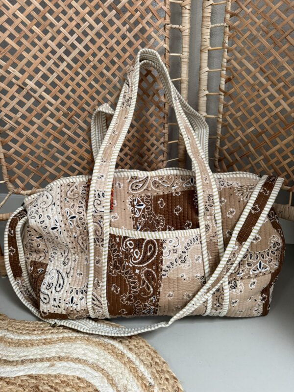 Weekend / Sporttas - Bruin/Beige print