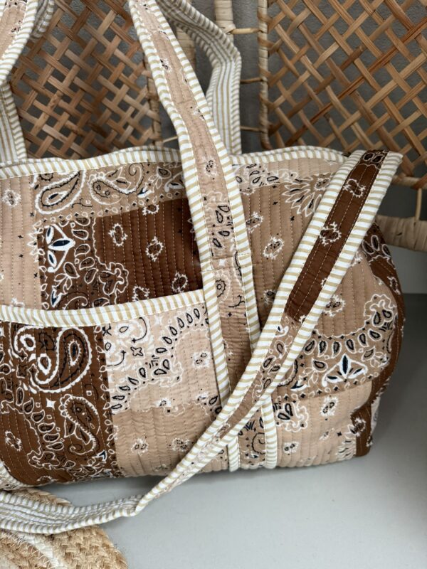 Weekend / Sporttas - Bruin/Beige print