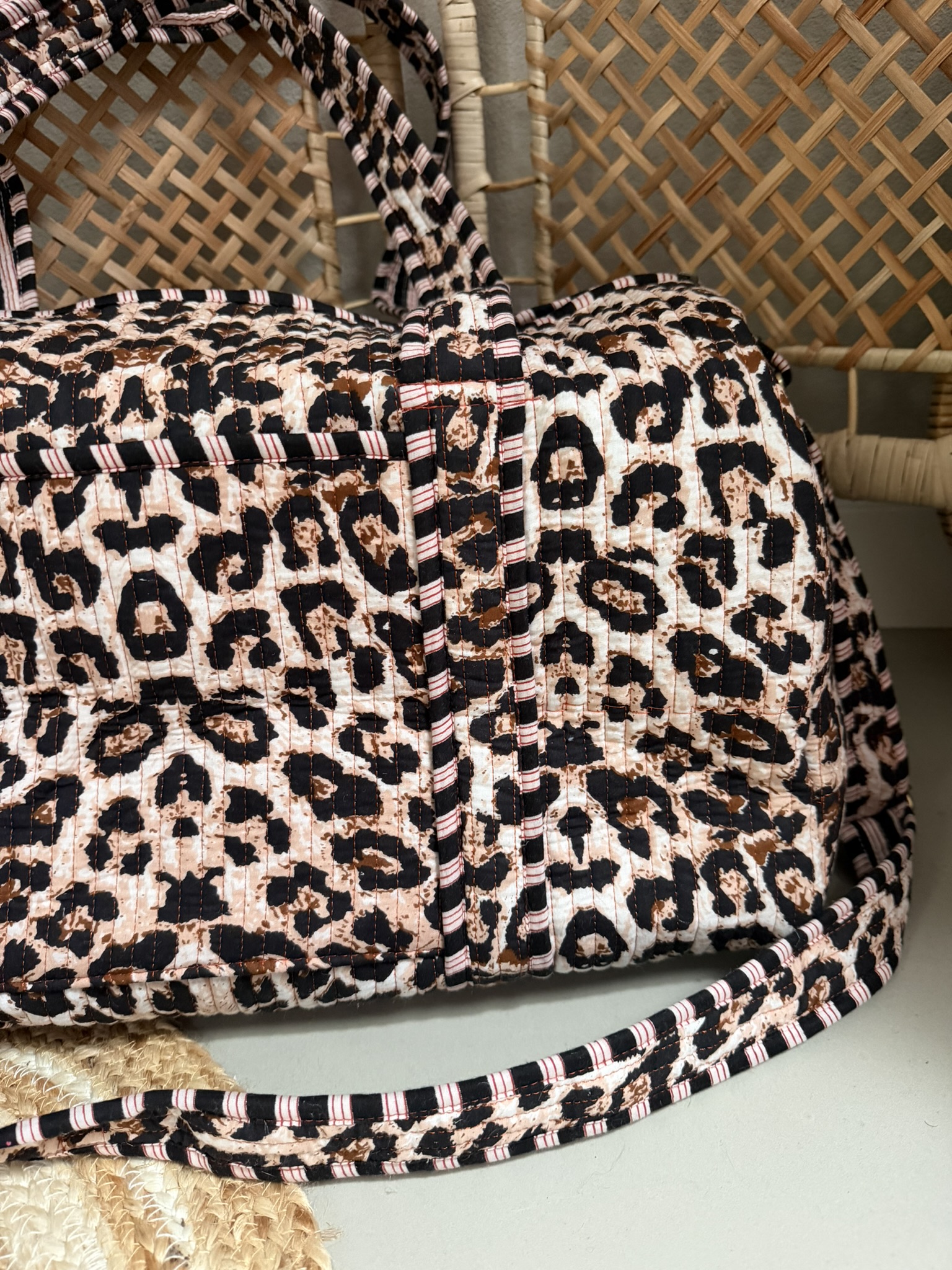 Quilt Weekend / Sporttas - Panterprint - Afbeelding 2