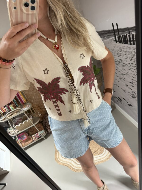 Set Palmtree - Beige/Roze
