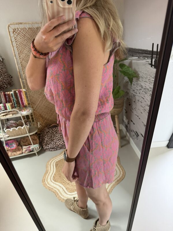 Set summer print - Roze/Taupe/Oranje