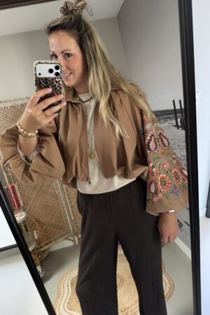 Bomberjasje “Colour Flower” - Camel