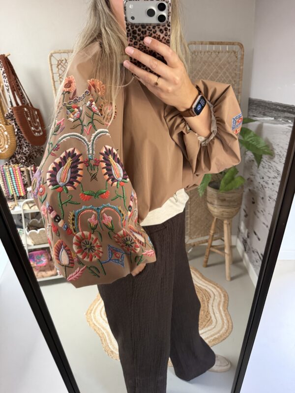 Bomberjasje “Colour Flower” - Camel