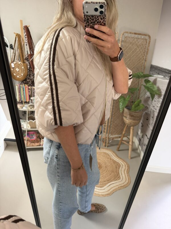 Bomber jack - Beige/Bruine bies