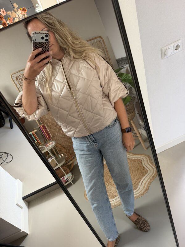 Bomber jack - Beige/Bruine bies